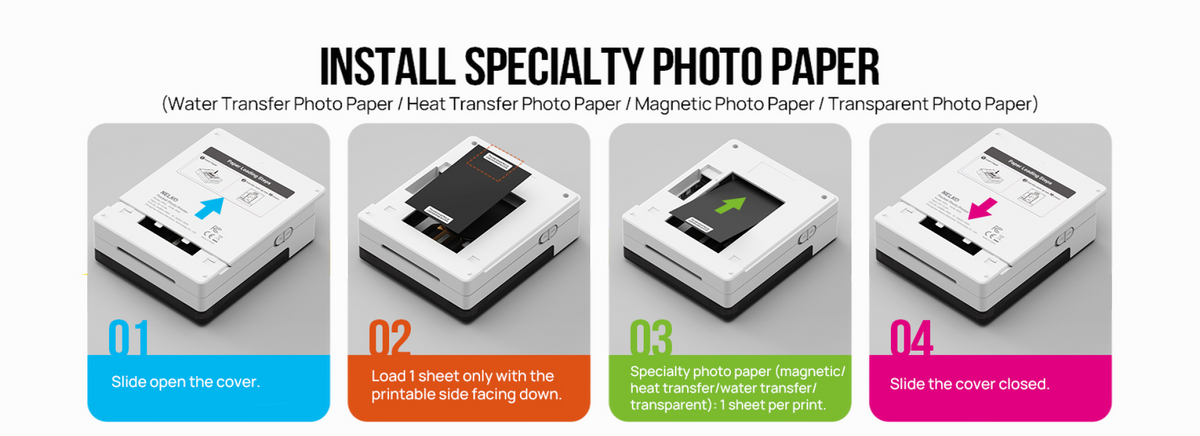 NELKO 2"×3" Magnetic Photo Paper for FLOW