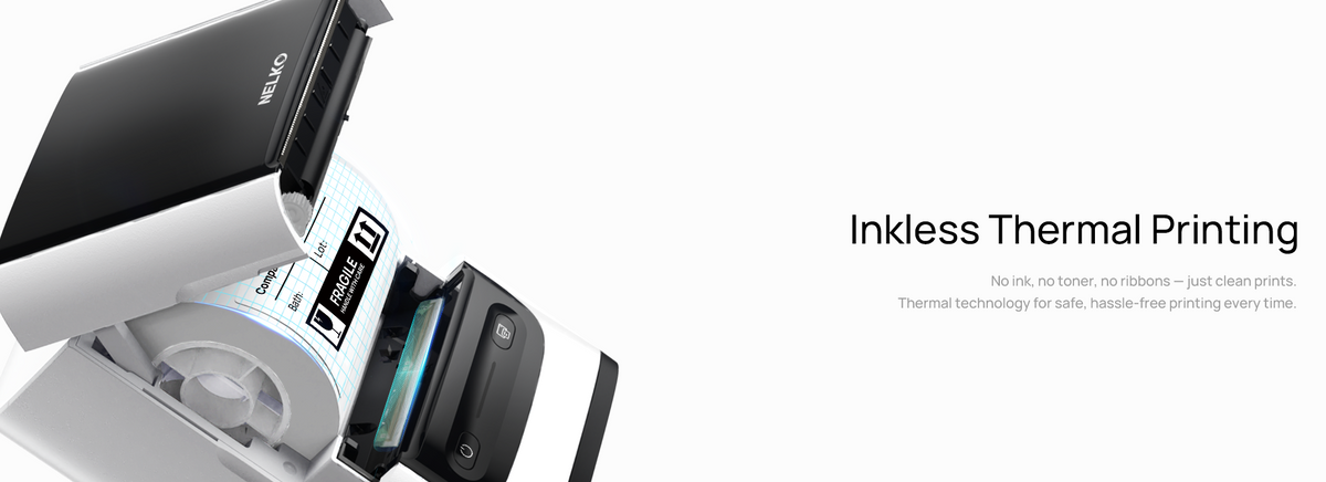 NELKO PM220 Bluetooth Label Printer