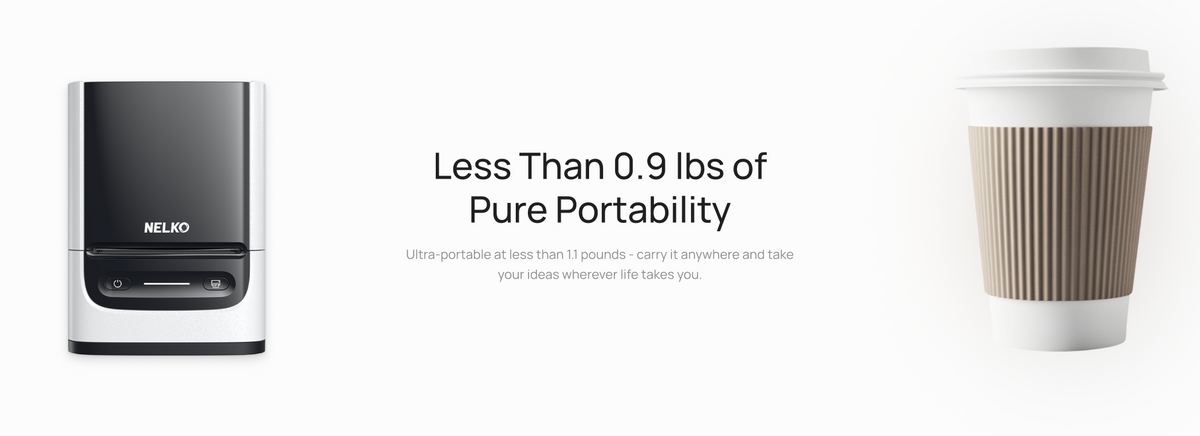 NELKO PM220 Bluetooth Label Printer