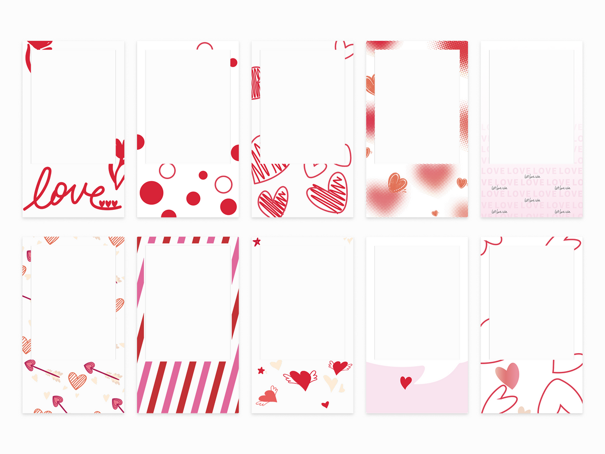 NELKO 2"×3" Photo Paper - Sweet Hearts Edition